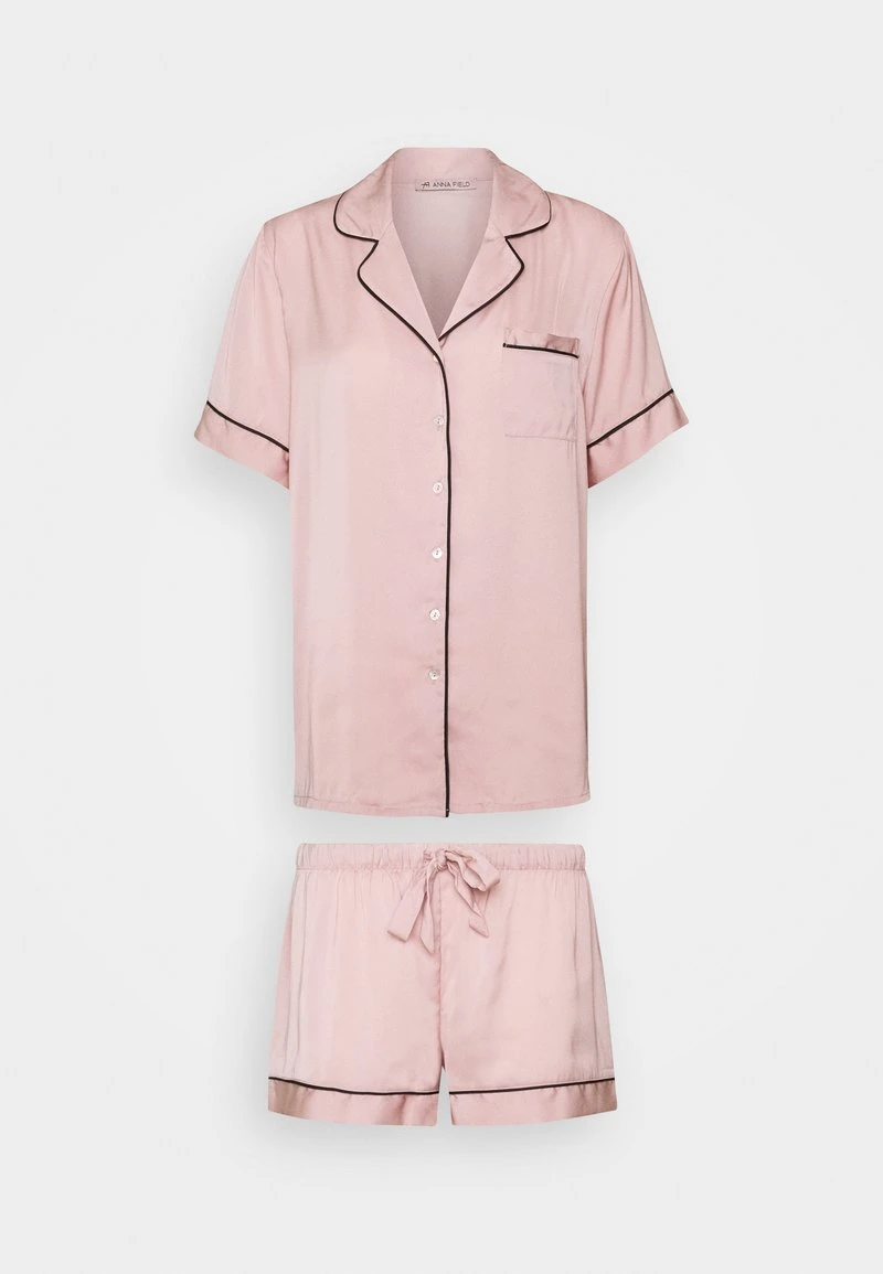 Anna Field AMANDA SHORT SLEEVE PJ SET - Pijama - Pink, Mujer 6 Anna Field AMANDA SHORT SLEEVE PJ SET - Pijama - Pink, Mujer - Imagen 4