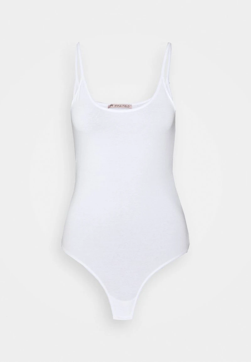 Anna Field 2PP STRING BODY - Body - White/mottled Light Grey, Mujer 10 Anna Field 2PP STRING BODY - Body - White/mottled Light Grey, Mujer - Imagen 8
