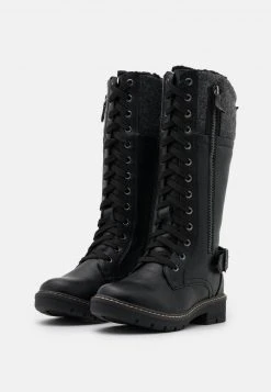 Anna Field WINTER BOOTS - Botas Con Cordones - Black, Mujer -Anna Field Moda 627fc0cccaf54fc798c2dc23ae8b3b53