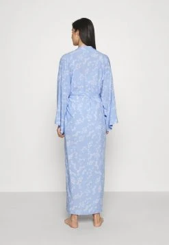 Anna Field LISHA LONG PRINTED ROBE - Albornoz - Blue Denim, Mujer -Anna Field Moda 62a27881ae5e4d8b8429fd10265dce14