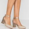 Anna Field LEATHER - Tacones - Champagne, Mujer