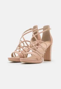 Anna Field LEATHER - Sandalias De Tacón - Beige, Mujer -Anna Field Moda 6532616344974e4ea5aeb1bb093741bb