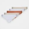 Anna Field 5 PACK - Tanga - Tan/nude/white, Mujer