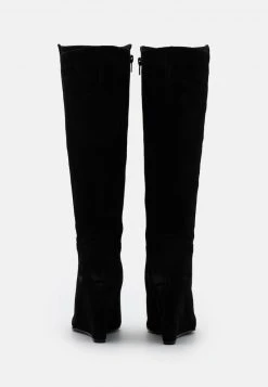 Anna Field LEATHER - Botas De Cuña - Black, Mujer -Anna Field Moda 67059151ab3045af98f23da667b74766