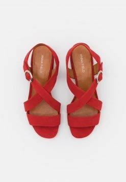 Anna Field LEATHER - Sandalias - Red, Mujer -Anna Field Moda 68177e596beb4ed7b87b565c2464b34f