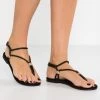 Anna Field Sandalias De Dedo - Black, Mujer