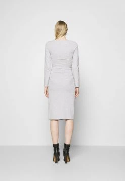 Anna Field Vestido De Tubo - Mottled Light Grey, Mujer -Anna Field Moda 68a328589d0d4bf3a2568d42f5092a88