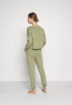 Anna Field Basic Lounge Set - Pijama - Khaki, Mujer -Anna Field Moda 69a7e4d6a8ef4245bc3df93416315aca