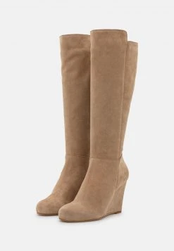 Anna Field LEATHER - Botas De Cuña - Beige, Mujer -Anna Field Moda 69b0c59a8e3b4ca49bad61b45732d6dd