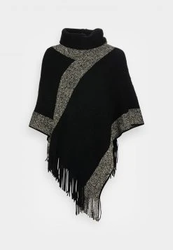 Anna Field Poncho - Black / Gold, Mujer -Anna Field Moda 6a9c784f019b447da3d2a4d561e50cf9