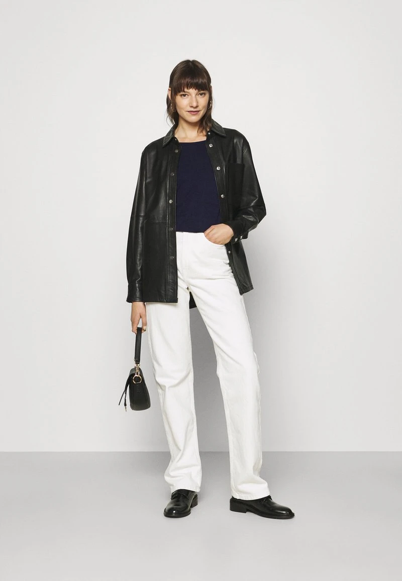 Anna Field RELAXED BOAT NECK - Jersey De Punto - Dark Blue, Mujer 4 Anna Field RELAXED BOAT NECK - Jersey De Punto - Dark Blue, Mujer - Imagen 2