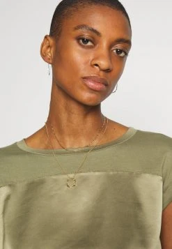 Anna Field Camiseta Básica - Martini Olive, Mujer -Anna Field Moda 6bf65d6a29eb45b498b0b0a3257886db