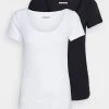 Anna Field 2 PACK - Camiseta Básica - Black/white, Mujer 2 Anna Field 2 PACK - Camiseta Básica - Black/white, Mujer -Anna Field Moda 6c8b642eb4f04624b333158b0cbf1e2f