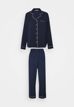 Anna Field AMANDA LONG PJ SET - Pijama - Dark Blue, Mujer