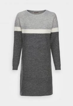 Anna Field Vestido De Punto - Black/grey, Mujer -Anna Field Moda 6f01d43448fc44bc8eb9eaf7fd45ac46