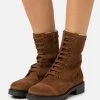 Anna Field LEATHER - Botines Con Cordones - Cognac, Mujer -Anna Field Moda 6f62258544494dd6a4495682d74b3035