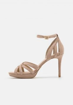 Anna Field LEATHER - Sandalias De Tacón - Beige, Mujer -Anna Field Moda 7164ef76c34f479f93fe562816709fbd