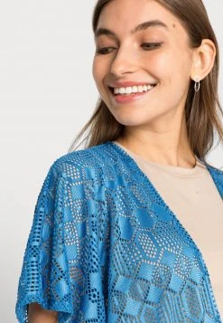 Anna Field Poncho - Blue, Mujer -Anna Field Moda 71e30ca12933452991661bfa413875dc