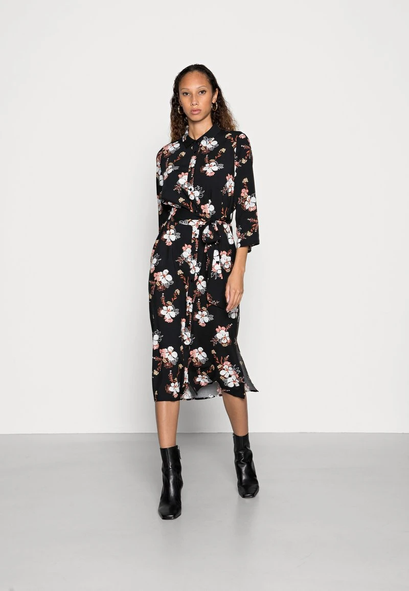 Anna Field Vestido Camisero - Black/white, Mujer 3 Anna Field Vestido Camisero - Black/white, Mujer