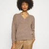 Anna Field Jersey De Punto - Taupe, Mujer
