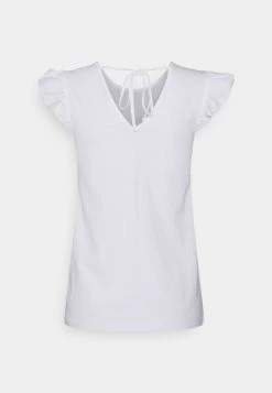 Anna Field Camiseta Básica - White, Mujer -Anna Field Moda 7241e3935b074ffe8227ba9a996768b2