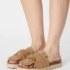Anna Field COMFORT LEATHER - Pantuflas - Beige, Mujer -Anna Field Moda 73492ffbbce3417f91dd13f654fa553b