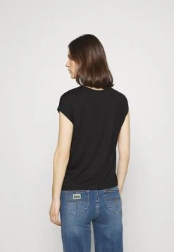Anna Field Camiseta Básica - Black, Mujer -Anna Field Moda 7512c9676cbd40859378620336909afb