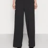 Anna Field WIDE LEG PANTS WITH DETAIL - Pantalones - Black, Mujer -Anna Field Moda 75455b50d86347648abdb8d65a38b930