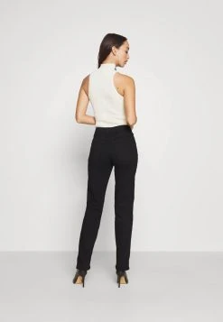 Anna Field STRAIGHT LEG - Vaqueros Rectos - Black Denim, Mujer -Anna Field Moda 76dd0fdfe81443c9825c0e232db865dc