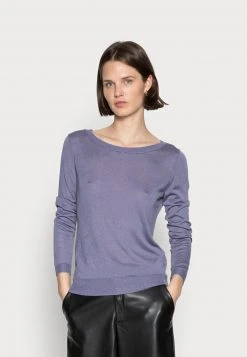 Anna Field SILK BLEND JUMPER - Jersey De Punto - Blue, Mujer