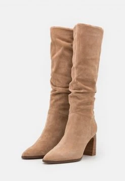 Anna Field LEATHER - Botas De Tacón - Beige, Mujer -Anna Field Moda 794a4b2d11984eda8a8159c514ad36ac