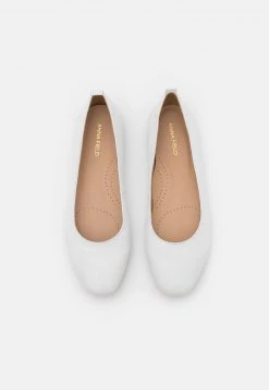 Anna Field LEATHER COMFORT - Bailarinas - White, Mujer -Anna Field Moda 79bb003c70fc4f3ca1c44a9eccee430e