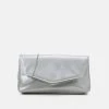 Anna Field Clutch - Silver, Mujer