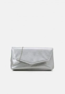 Anna Field Clutch - Silver, Mujer