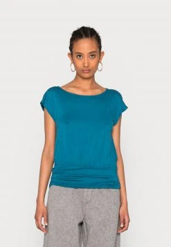 Anna Field Camiseta Básica - Blue, Mujer