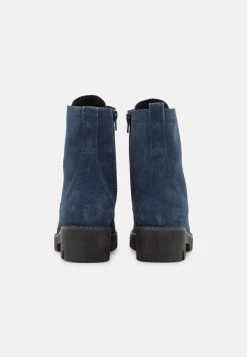 Anna Field LEATHER - Botines Con Cordones - Dark Blue, Mujer -Anna Field Moda 7a3de45ddaeb4cd3b6e3f8e7289d966f