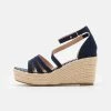 Anna Field Sandalias Con Plataforma - Blue, Mujer