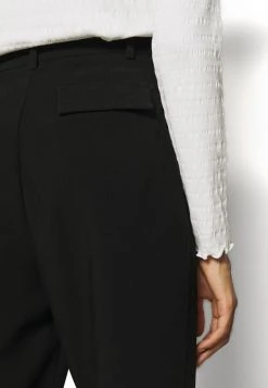 Anna Field BASIC BUSSINESS PANTS WITH PINTUCKS - Pantalones - Black, Mujer -Anna Field Moda 7a7828e09292429a89968cc90b6d5550