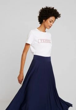 Anna Field Plisse A-line Midi Skirt - Falda Acampanada - Maritime Blue, Mujer -Anna Field Moda 7ab564a26da040e68012a316977b7a10