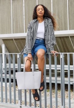 Anna Field Bolso Shopping - Light Grey, Mujer