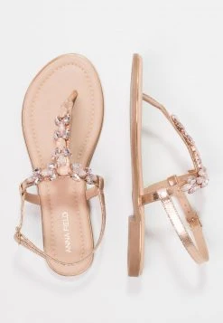 Anna Field Sandalias De Dedo - Rose Gold, Mujer -Anna Field Moda 7bbfb1d7134540f89295e486c7807547