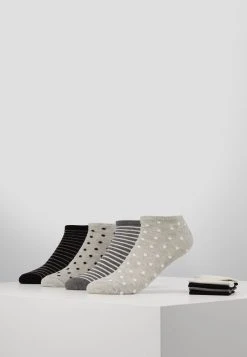 Anna Field 8PP SPOT STRIPE - Calcetines - Grey, Mujer