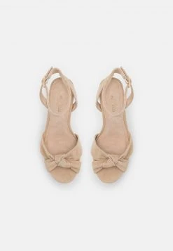 Anna Field LEATHER - Sandalias De Tacón - Beige, Mujer -Anna Field Moda 7d40659b75374455b79f8f30ab3cdaef