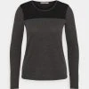 Anna Field Camiseta De Manga Larga - Mottled Dark Grey, Mujer -Anna Field Moda 7e6cd00500ff47448dd49d696f87420f