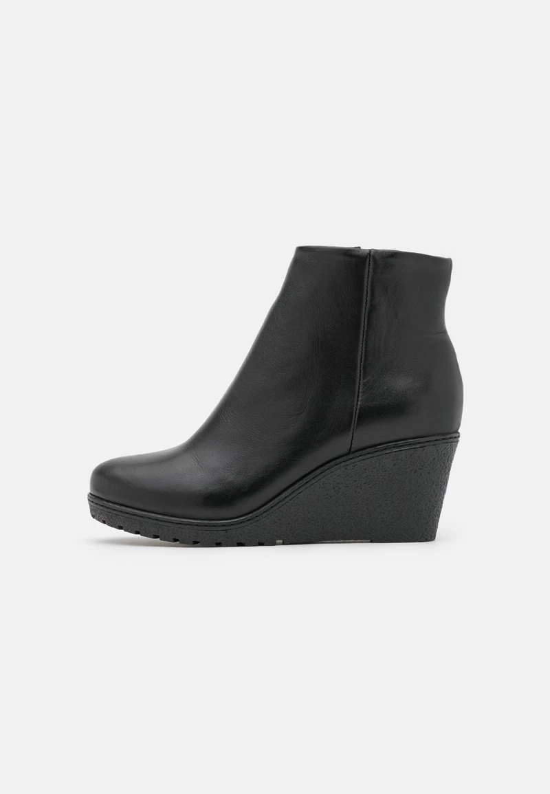 Anna Field LEATHER WINTER BOOT - Wedge Ankle Boots - Botines Bajos - Black, Mujer 4 Anna Field LEATHER WINTER BOOT - Wedge Ankle Boots - Botines Bajos - Black, Mujer - Imagen 2