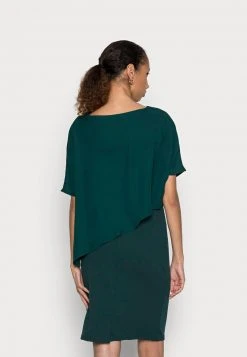 Anna Field Occasion Mini Bodycon Dress With Mesh Short Sleeves - Vestido De Cóctel - Dark Green, Mujer -Anna Field Moda 82f185f00bb94fb19f3a53e438081545