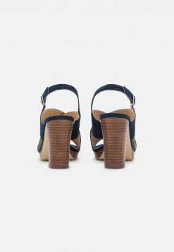 Anna Field LEATHER - Sandalias De Tacón - Dark Blue, Mujer -Anna Field Moda 83c024d669294780a1ed964b785a2029