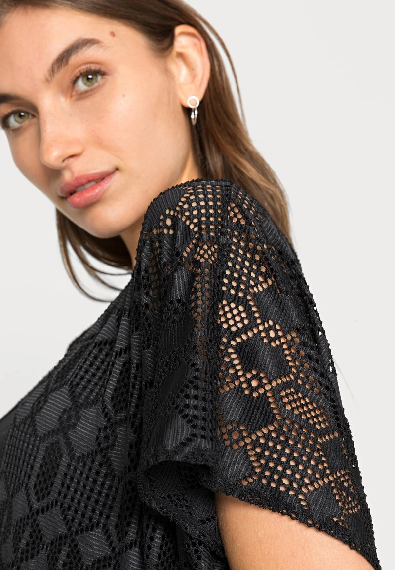 Anna Field Poncho - Black, Mujer 7 Anna Field Poncho - Black, Mujer - Imagen 5