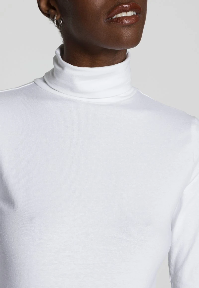 Anna Field BASIC ROLL NECK LONG SLEEVES TOP - Camiseta De Manga Larga - White, Mujer 7 Anna Field BASIC ROLL NECK LONG SLEEVES TOP - Camiseta De Manga Larga - White, Mujer - Imagen 5