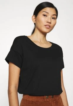 Anna Field Camiseta Básica - Black, Mujer -Anna Field Moda 871da83dd6bd4d6a85dfd590f9c9dff9